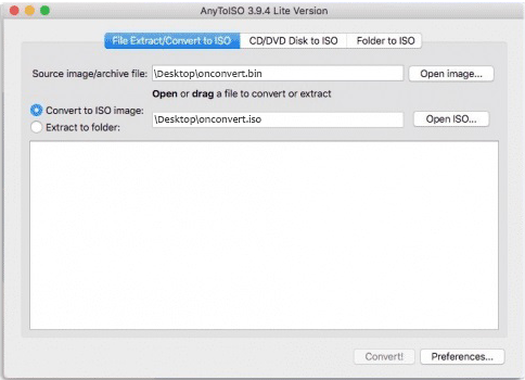 macOS anytoiso software